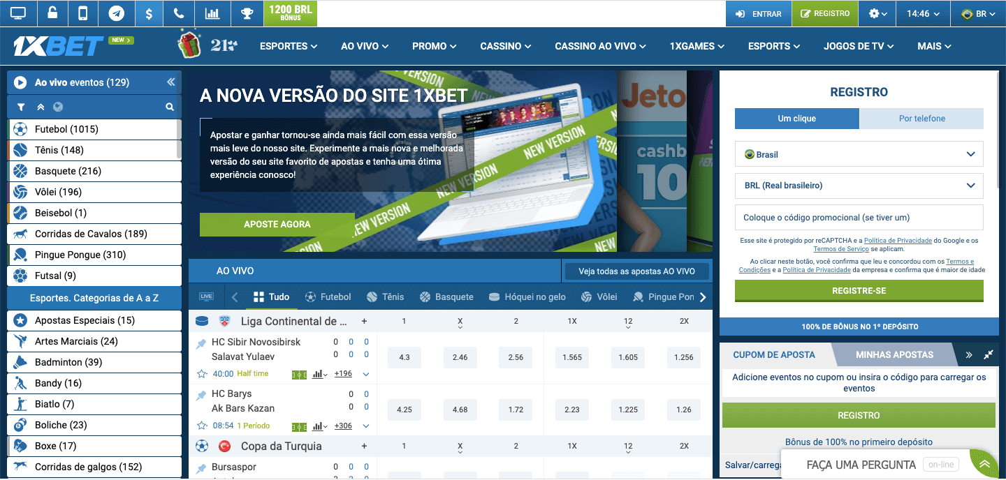 1xbet br