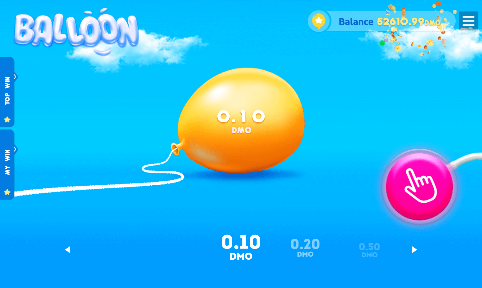 Jogo do balao baloon