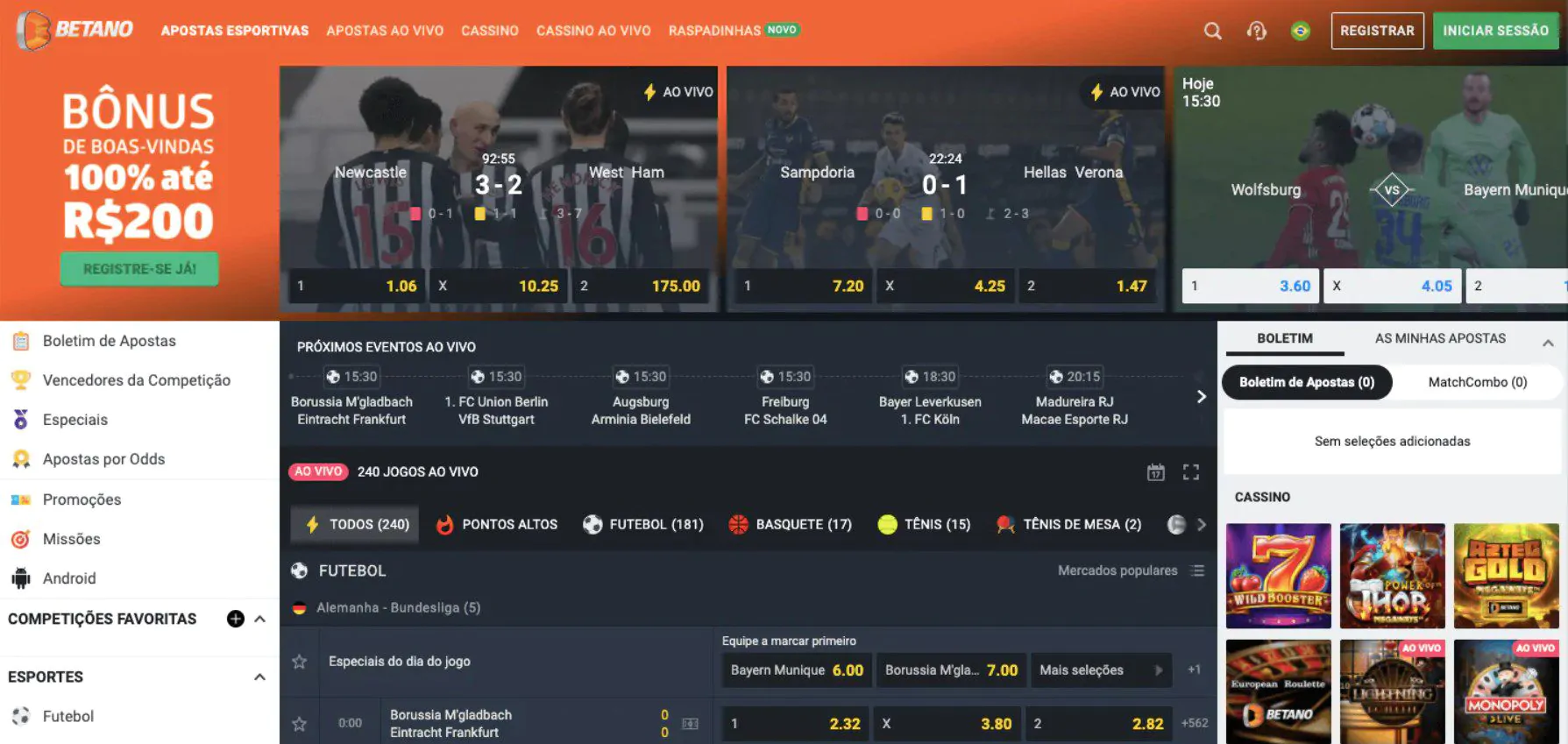 betano Homepage