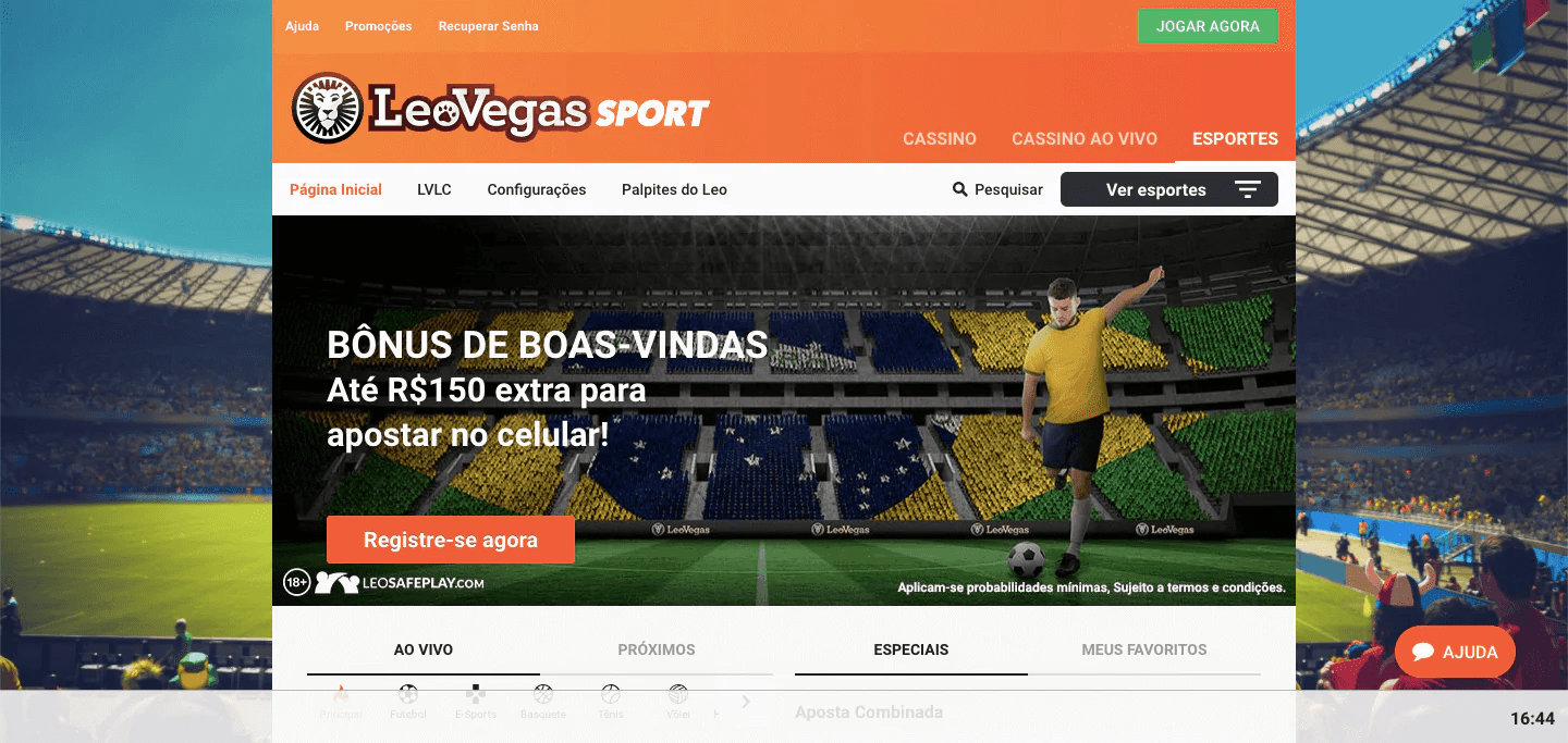 leovegas homepage